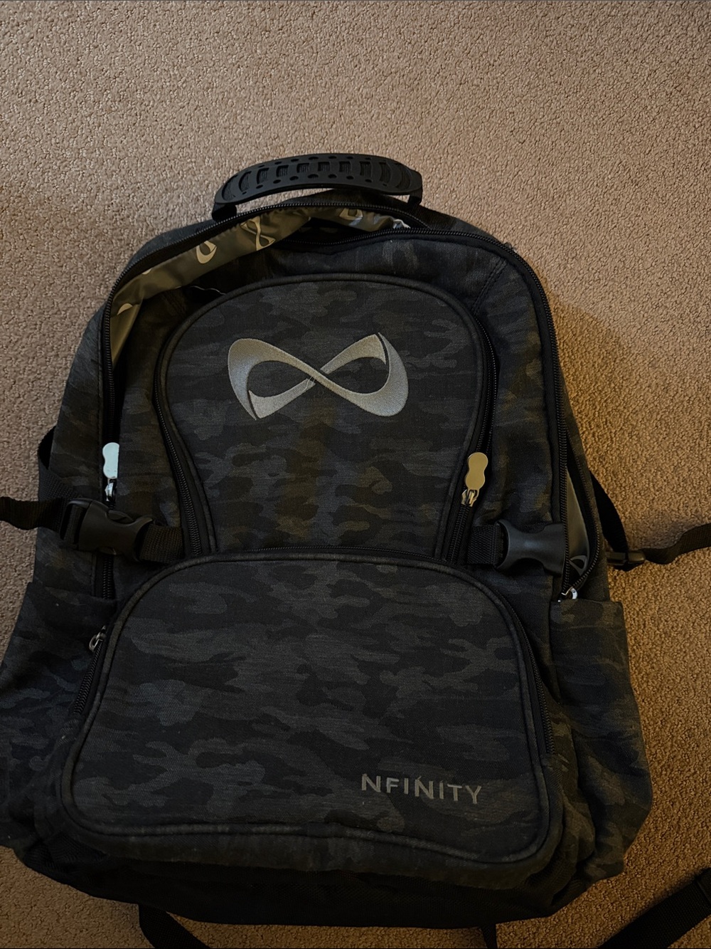NFINITY Dark Gray Camo Backpack